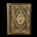 1846 Illuminated 1ed Book of Christmas Carols Hark the Herald Angels Sing Color