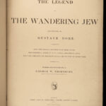 1857 ENORMOUS 1ed Gustave Dore ART Legend Wandering Jew Christian Folklore RARE