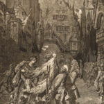 1857 ENORMOUS 1ed Gustave Dore ART Legend Wandering Jew Christian Folklore RARE