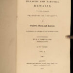 1816 Monastic & Baronial Remains CASTLE RUINS Abbeys Cathedrals England PLATES