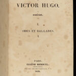 1834 Victor Hugo 1st ed Hunchback of Notre Dame Illustrated 6v Poems Odes French