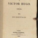 1834 Victor Hugo 1st ed Hunchback of Notre Dame Illustrated 6v Poems Odes French