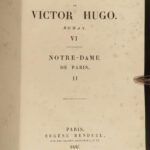 1834 Victor Hugo 1st ed Hunchback of Notre Dame Illustrated 6v Poems Odes French