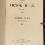 1834 Victor Hugo 1st ed Hunchback of Notre Dame Illustrated 6v Poems Odes French