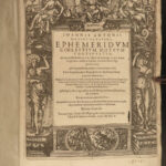 1610 Magini ASTROLOGY Ephemerides Coelestium Astronomy Kepler Galileo Brahe