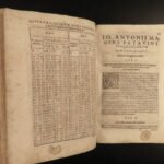 1610 Magini ASTROLOGY Ephemerides Coelestium Astronomy Kepler Galileo Brahe