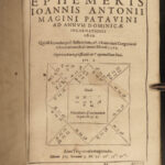 1610 Magini ASTROLOGY Ephemerides Coelestium Astronomy Kepler Galileo Brahe