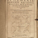 1610 Magini ASTROLOGY Ephemerides Coelestium Astronomy Kepler Galileo Brahe