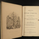 1853 Ancient Britain Pagan Holiday FOLKLORE Easter Christmas Carols Robin Hood