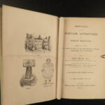 1853 Ancient Britain Pagan Holiday FOLKLORE Easter Christmas Carols Robin Hood