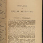 1853 Ancient Britain Pagan Holiday FOLKLORE Easter Christmas Carols Robin Hood