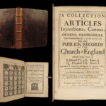1675 Church of England Documents King William III James I Anglican Sparrow Kings