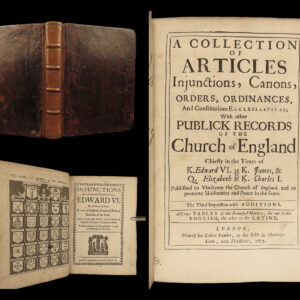 1675 Church of England Documents King William III James I Anglican Sparrow Kings