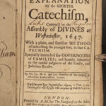 1676 1ed Westminster Catechism Nonconformist Protestant Thomas Lye Puritans