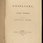 1868 1ed Guinevere Alfred Tennyson Gustave Dore Idylls of the King Arthur Vivien
