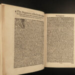 1582 ENGLISH ed Marcus Aurelius Diall of Princes Stoic Philosophy RARE Guevara