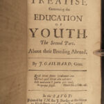 1678 ENGLISH 1ed Gailhard Education of Youth Parenting Manual RARE Pedagogy