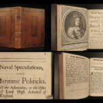 1691 ENGLISH 1ed Maydman British Naval Ships Royal Navy England Nine Years War