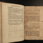 1693 ENGLISH 1ed Voyages of Rauwolf Levant Tripoli Syria EGYPT Mummies Pyramids