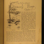 1885 Mark Twain 1st ed 1st printing Adventures of Huckleberry Finn Tom Sawyer
