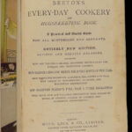 1890 Beeton’s Cookery COOKING Food Illustrated Baking Recipes Cook Book Menus