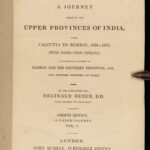 1829 INDIA Journey Exploration Travels Voyages Calcutta Bombay Madras Ceylon 3v