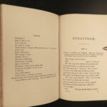 1883 Robert Browning Paracelsus Sordello Pied Piper of Hamelin Poetical Works 6v