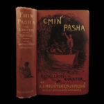 1890 AUTHOR’S INSCRIPTION Emin Pasha African Exploration Sudan Rebellion Stanley