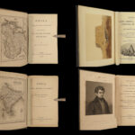 1853 7 Book Lot CHINA Athens Greece England Revolution India Egypt Sinai Bede