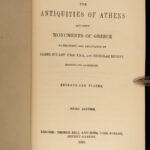 1853 7 Book Lot CHINA Athens Greece England Revolution India Egypt Sinai Bede