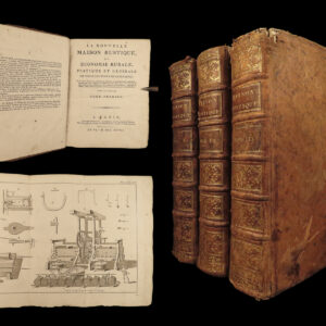 1798 Rustic House FARMING Agriculture Economics Medicine Honey Bees Gardens 3v
