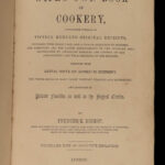 1856 COOKING 1ed Wife’s Own Cookery 1500 Recipes Cookbook Culinary Arts Bishop
