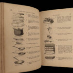 1856 COOKING 1ed Wife’s Own Cookery 1500 Recipes Cookbook Culinary Arts Bishop