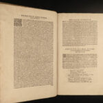 1583 Rosinus Roman Antiquities ROME MAP Constantine Julius Caesar Plato Pliny