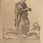 1583 Rosinus Roman Antiquities ROME MAP Constantine Julius Caesar Plato Pliny
