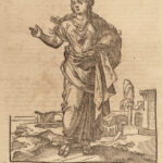 1583 Rosinus Roman Antiquities ROME MAP Constantine Julius Caesar Plato Pliny