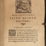 1647 Life of Pope Pius V Catholic Battle of Lepanto Ottoman Empire TURKS Catena