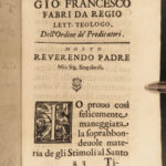 1681 Italian Bible Fear of God Hell Satan Jesuit Italian Casalicchio Timor Dio