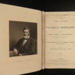 1870 BEAUTIFUL Imperial Dictionary Biography 116 Portraits History Science 14v