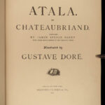 1887 Atala Chateaubriand Gustave Doré Romance Tragedy Natchez Indians Chactas