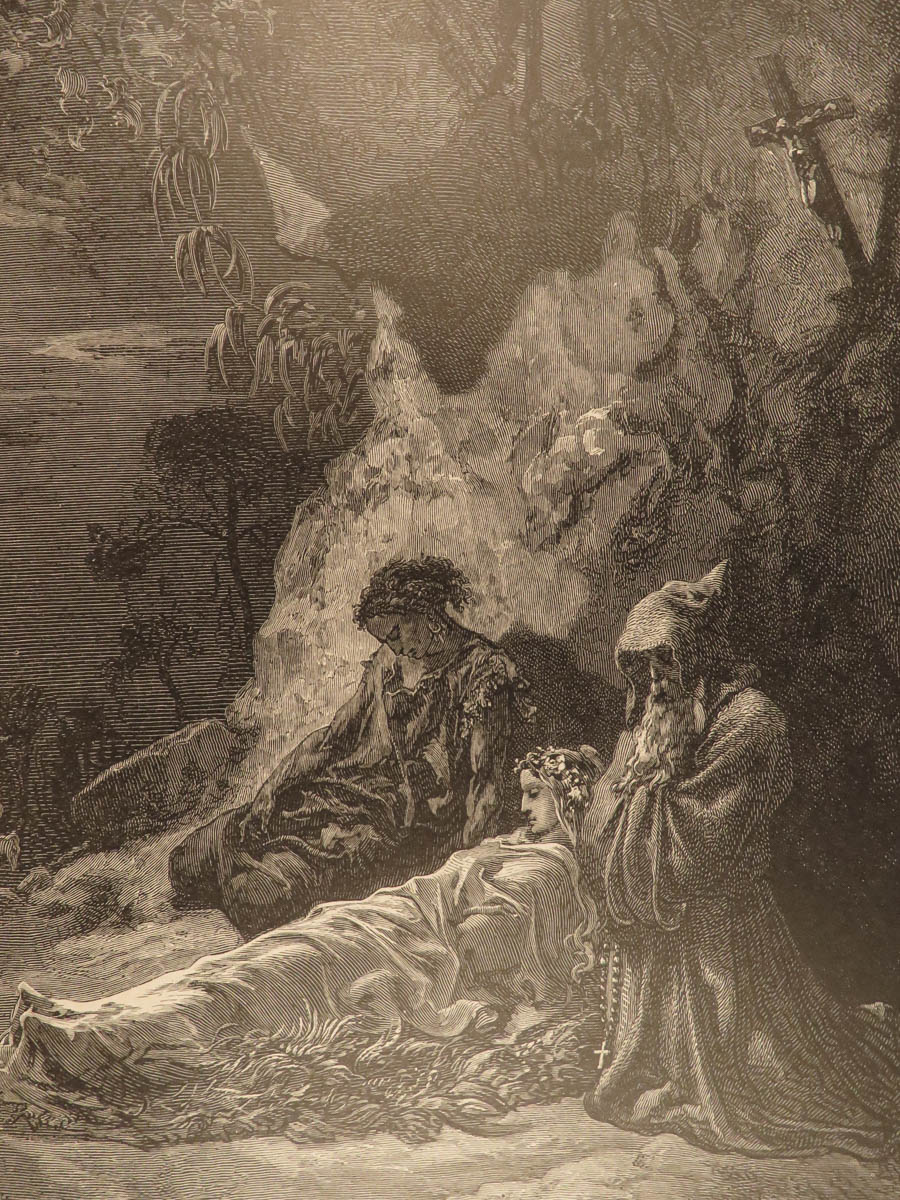 1887 Atala Chateaubriand Gustave Doré Romance Tragedy Natchez Indians ...