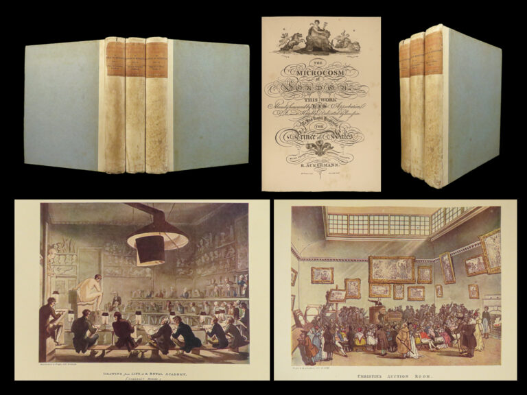 Image of 1904 Microcosm of London England British Museum St Pauls 104 PLATES! 3v SET