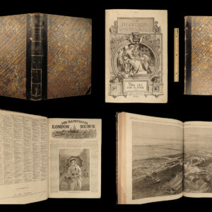 1869 HUGE Illustrated London News Ulysses Grant President Suez Canal Electricity