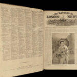 1869 HUGE Illustrated London News Ulysses Grant President Suez Canal Electricity