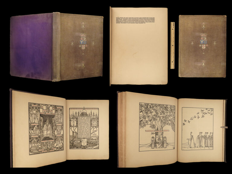 Image of 1904 Lmtd 1st ed Book Common Prayer Edward VII Church of England Psalms FOLIO
