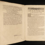 1664 HUGE FOLIO Onomastics Dictionary Languages Medicine Vellum Encyclopedia