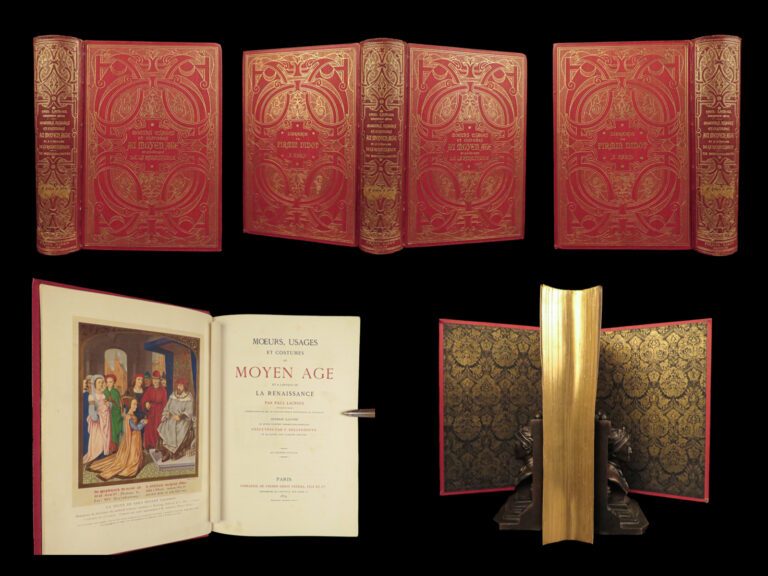 Image of 1871 EXQUISITE Lacroix Illustrated Middle Ages Costumes Knights Jesters Bizarre