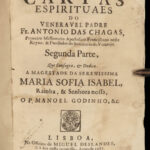 1687 1ed Antonio Chagas Letters MYSTICISM Franciscan Monk Portuguese Lisbon