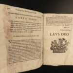 1687 1ed Antonio Chagas Letters MYSTICISM Franciscan Monk Portuguese Lisbon