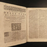 1688 Lives of Saints Anthony Serapion Martin of Tours Eustace Bible Woodcuts